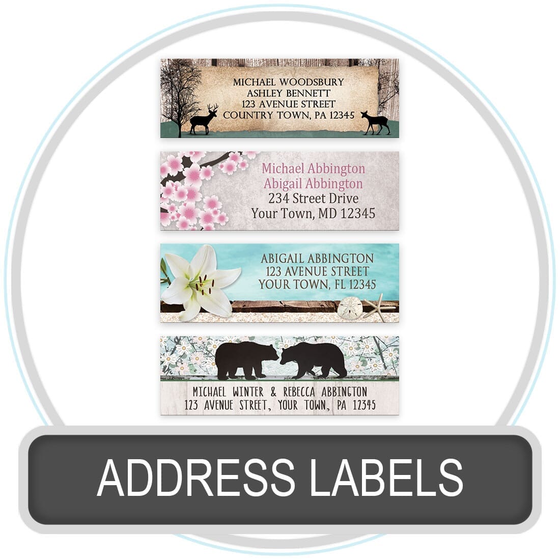 Personalized Address Labels | Custom Return Labels – Artistically Invited