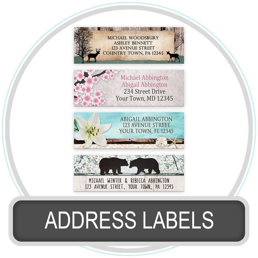 Address Labels online at Artistically Invited