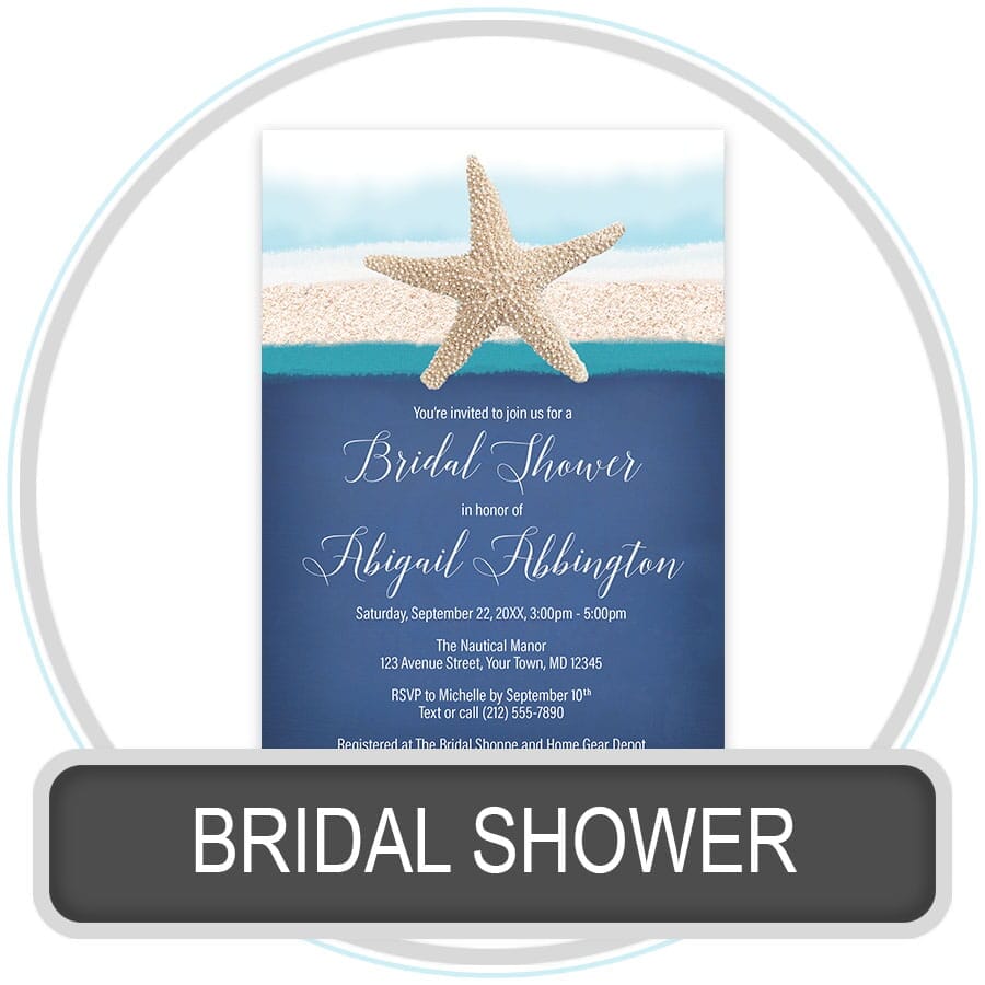 Bridal Shower Invitations online at Artistically Invited