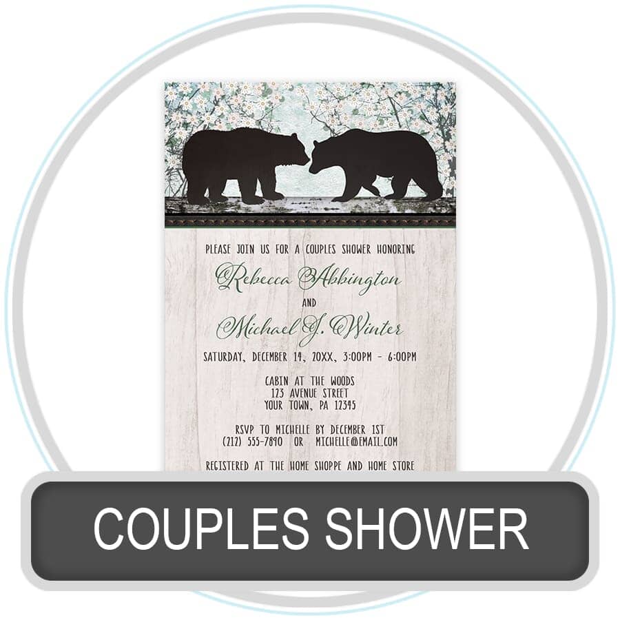 Couples Shower Invitations online at Artistically Invited