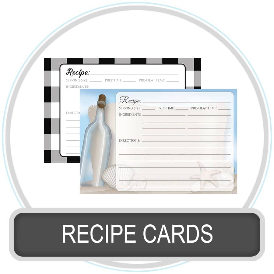 Recipe Cards online at Artistically Invited