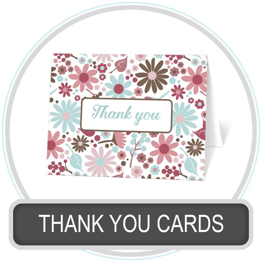 Thank You Cards online at Artistically Invited