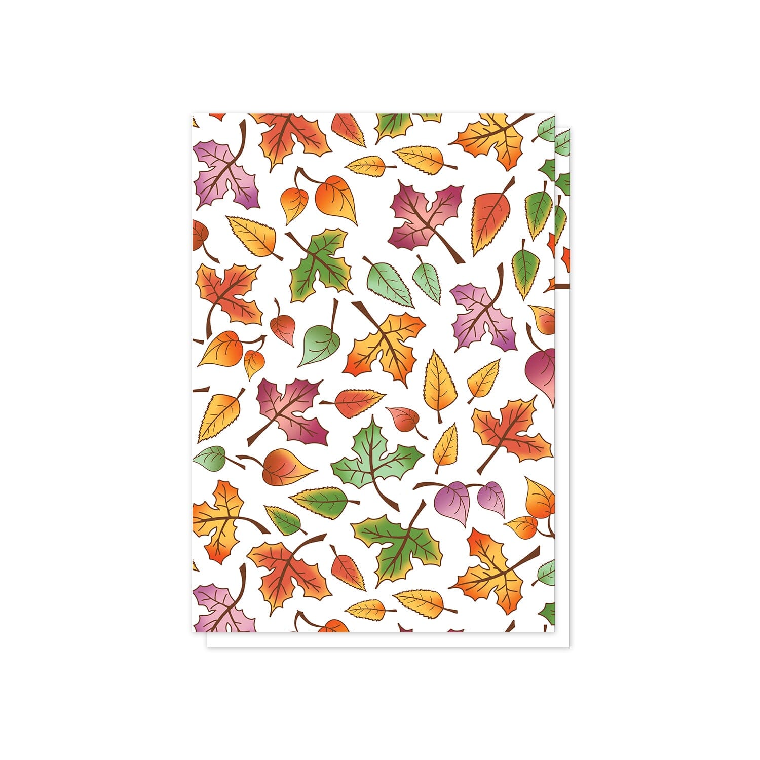 Changing Leaves Fall RSVP Cards (back side) at Artistically Invited.