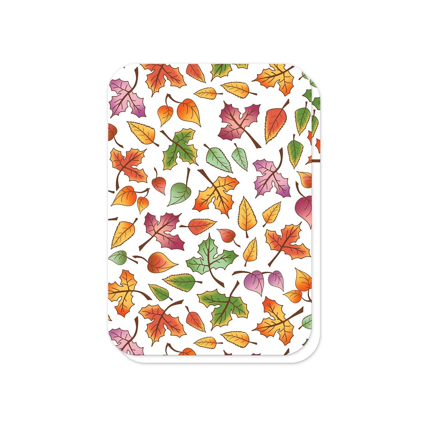Changing Leaves Fall RSVP Cards (back side with rounded corners) at Artistically Invited.