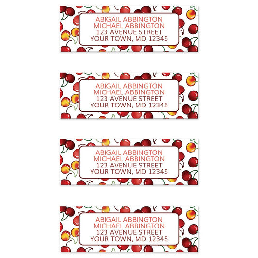 Cherries Address Labels at Artistically Invited.