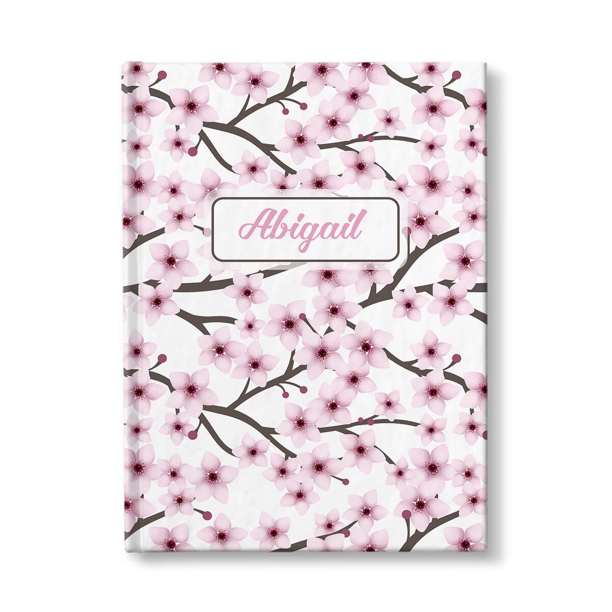 Personalized Cherry Blossom Journal at Artistically Invited.