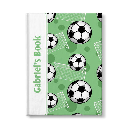 Personalized Green Soccer Journal at Artistically Invited.