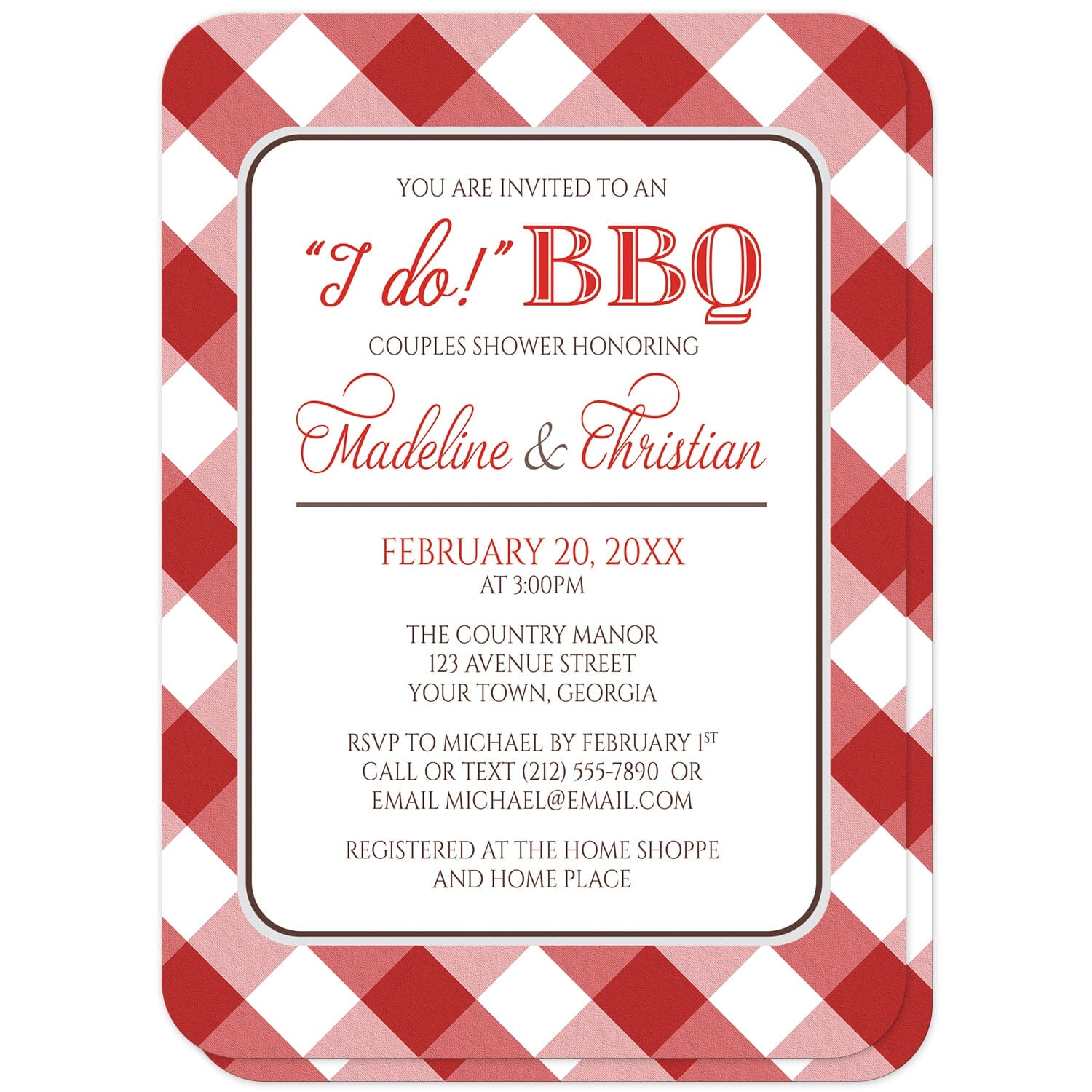 Bbq sales shower invitations