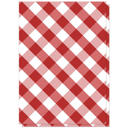 Red Gingham I Do BBQ Reception Only Invitations (back side) at Artistically Invited.