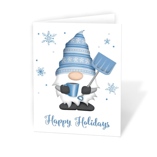 Winter Snowflake Gnome Christmas Cards at Artistically Invited.