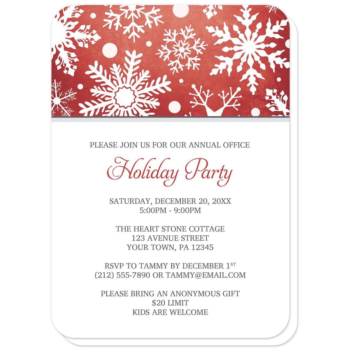 Work Invitations Cards Work Holiday Party Invitations