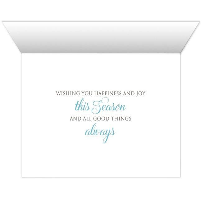 Rustic Winter Wood Blue Snowflake Holiday Cards - Artistically Invited